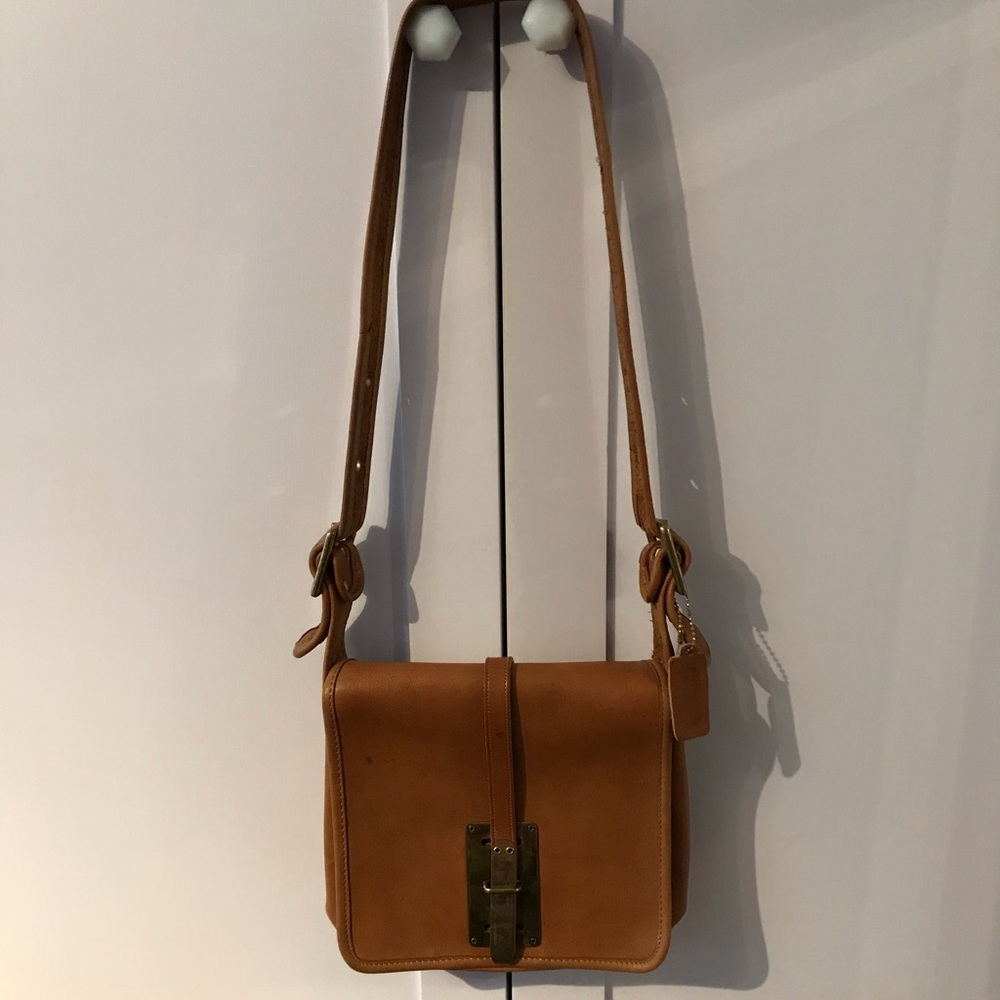 Vintage Coach Pre-Creed Brass Hasp Courier - Picture 2 of 12